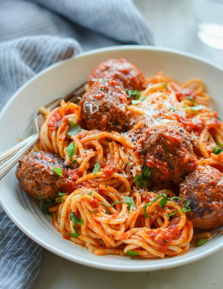 Spaghetti bolognese Meatball